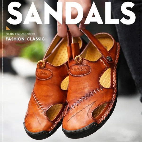 Lars™ – Ortopediska Sandaler i Läder