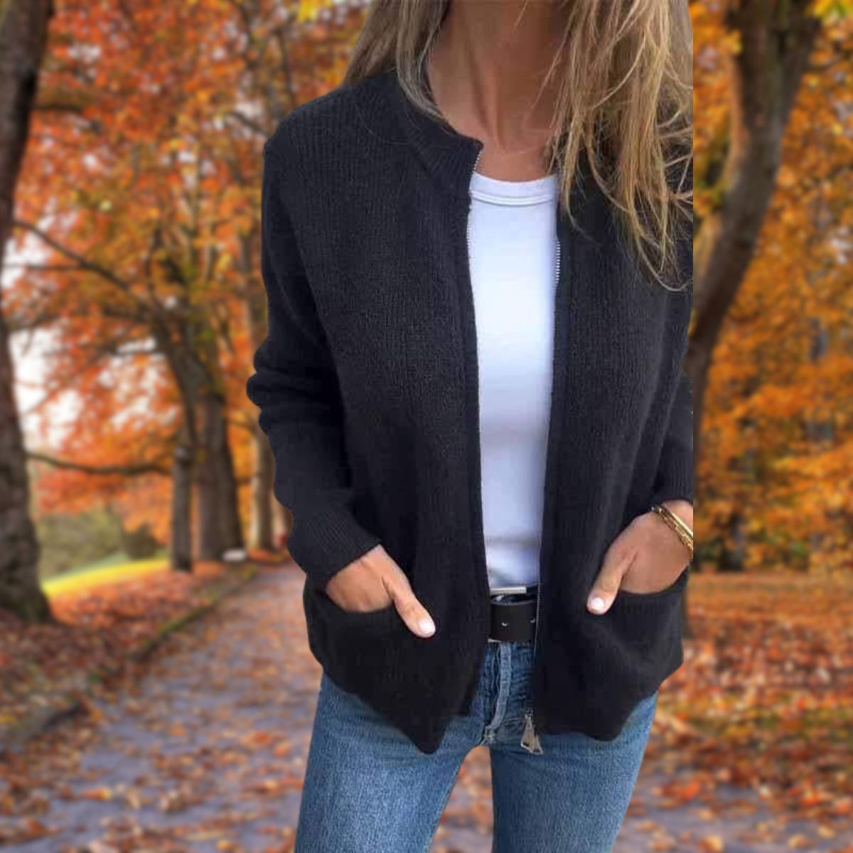 LIARISH - HÖST ELEGANT STICKAD VÄST