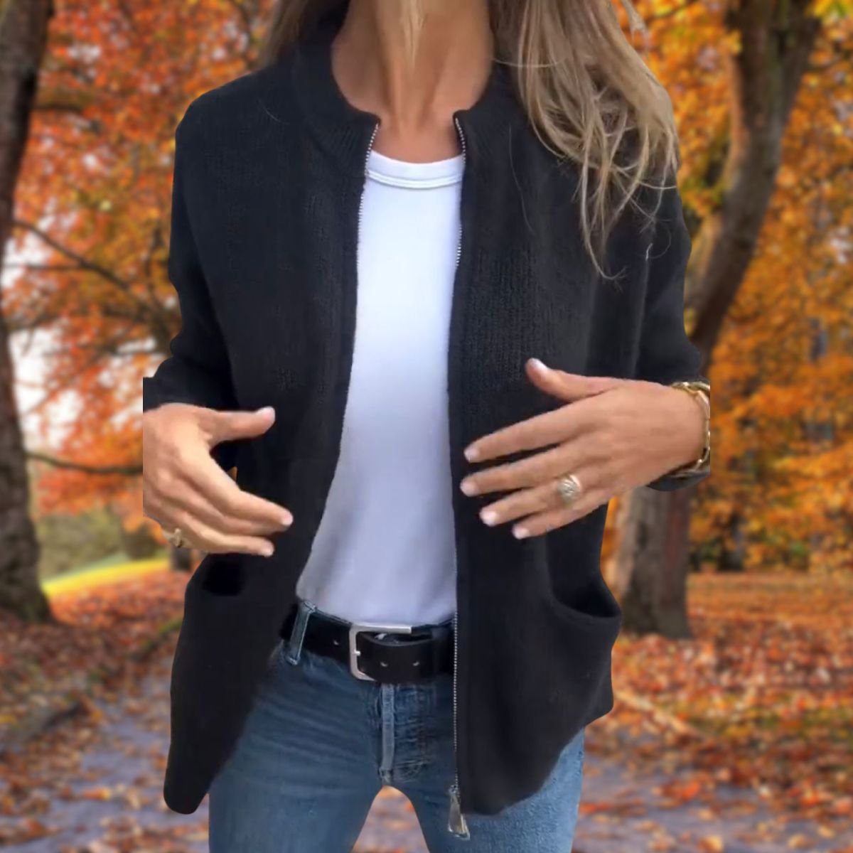 LIARISH - HÖST ELEGANT STICKAD VÄST