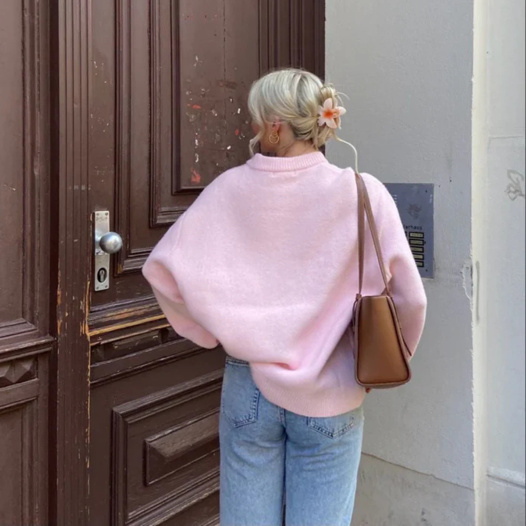 KAJSA – VINTERROSA VÄRMANDE TRÖJA