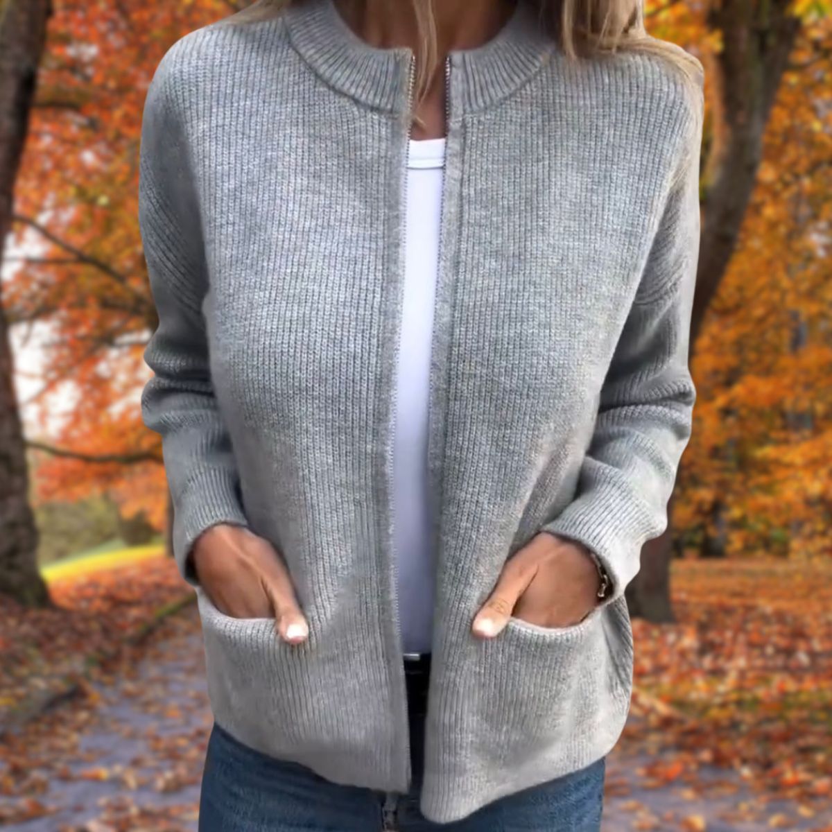 LIARISH - HÖST ELEGANT STICKAD VÄST