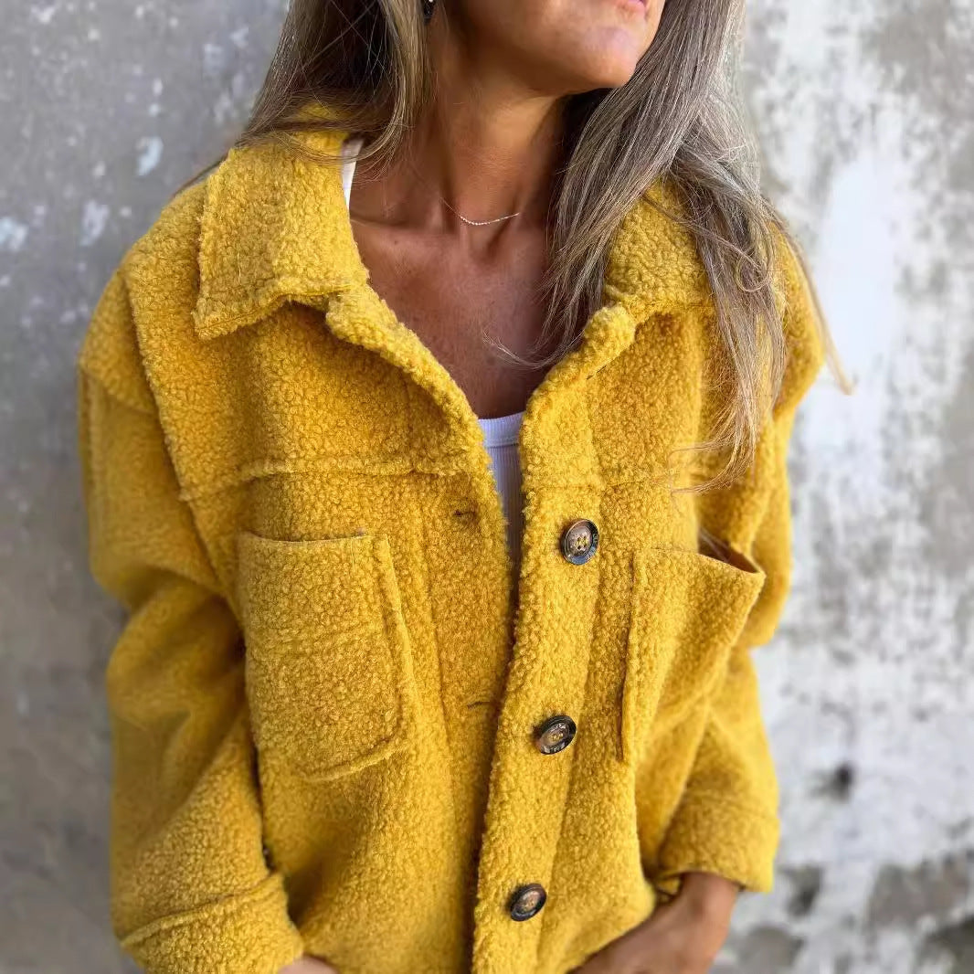 MÄRLINA – KNAPPFRONT FLEECEKAPPA